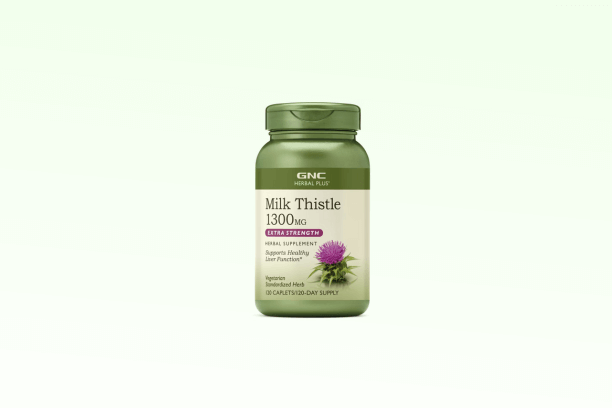 GNC Herbal Plus Milk Thistle Supplement