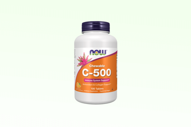 NowFoods Vitamin C-500 Orange Chewable Tablets