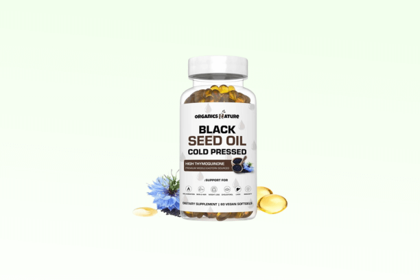 Organics Nature Cold-Pressed Black Seed Oil Capsules