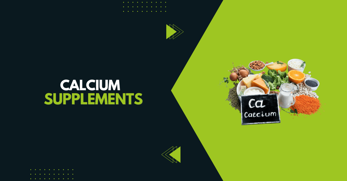 Calcium Supplements For Bone Health Support