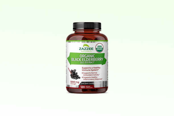 Zazzee USDA Organic Black Elderberry